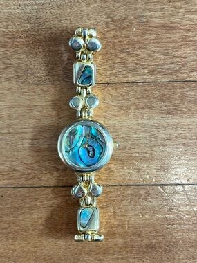 Vintage Abalone Hearts Watch